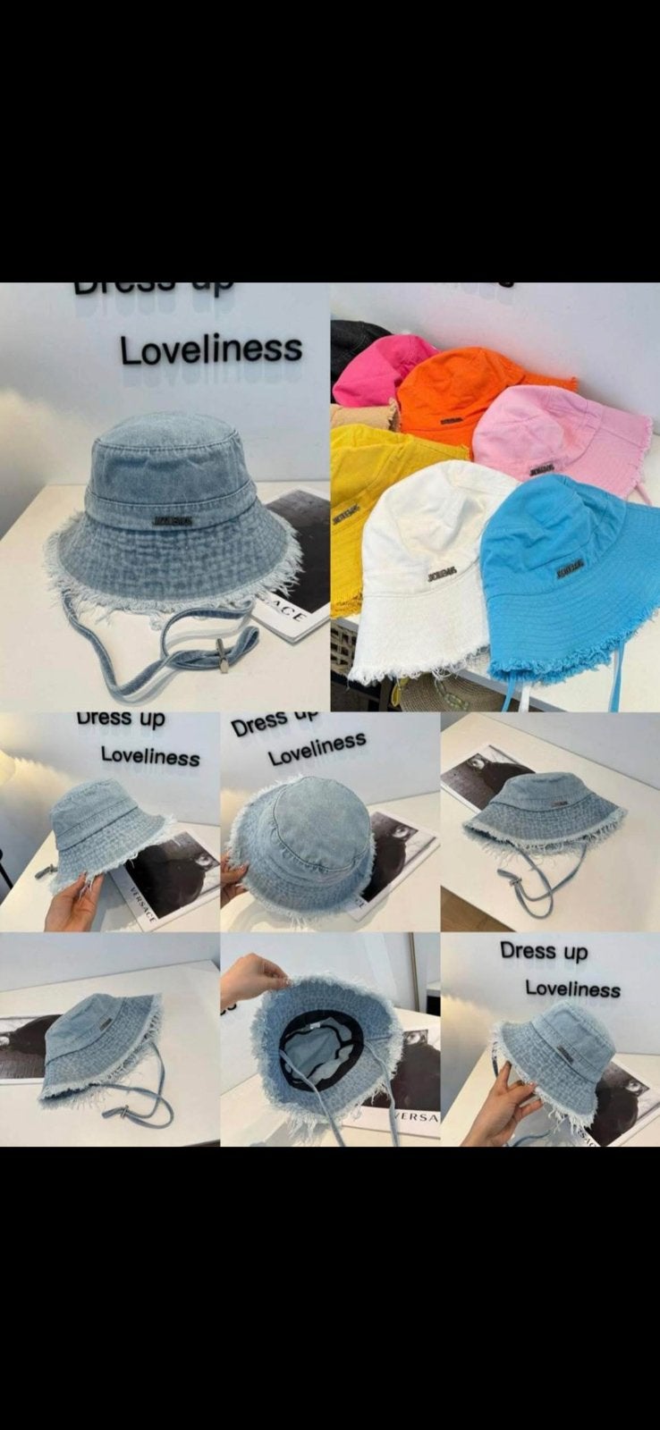 Jacquemus Le Bob Artichaut Bucket Hat, Ophalen of Verzenden, Nieuw, One size fits all, Hoed
