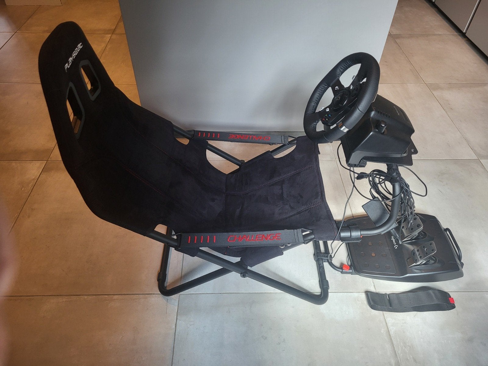 Playseat Challenge + Logitech G920 stuur & pedalen – Complet, Spelcomputers en Games, Ophalen, Zo goed als nieuw