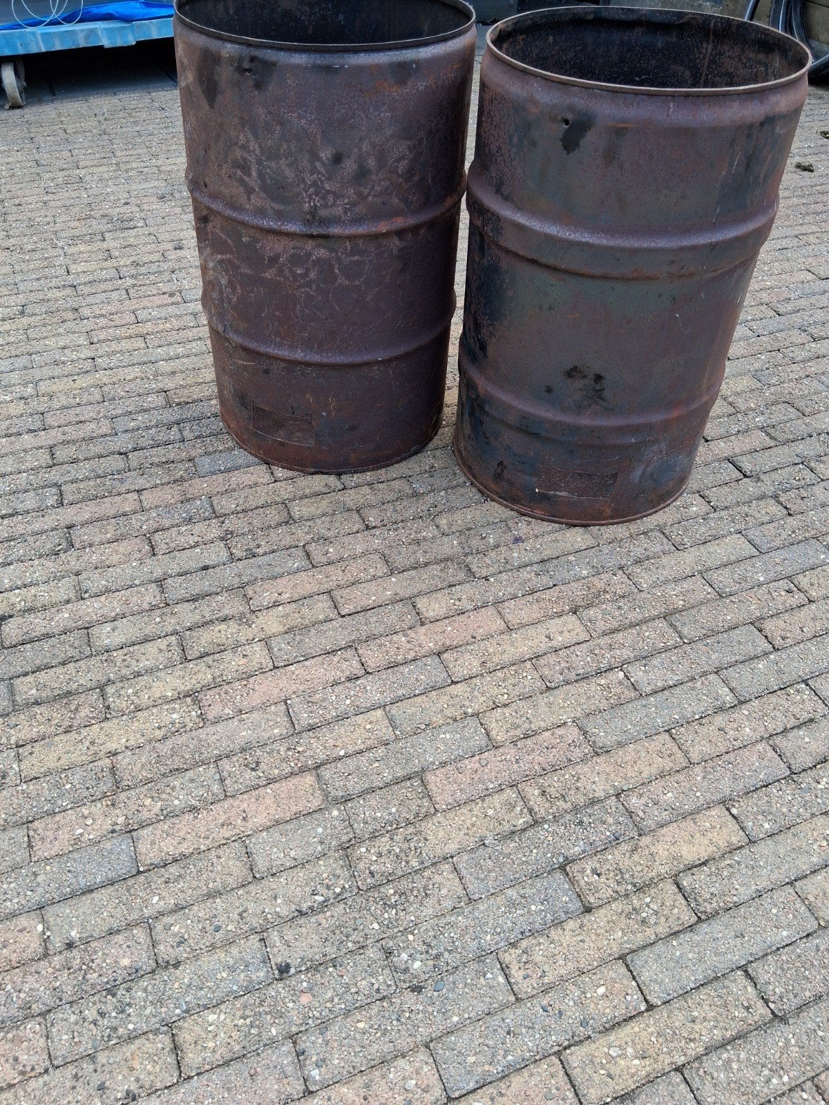 2x 60 liter vuurtonnen, Ophalen of Verzenden
