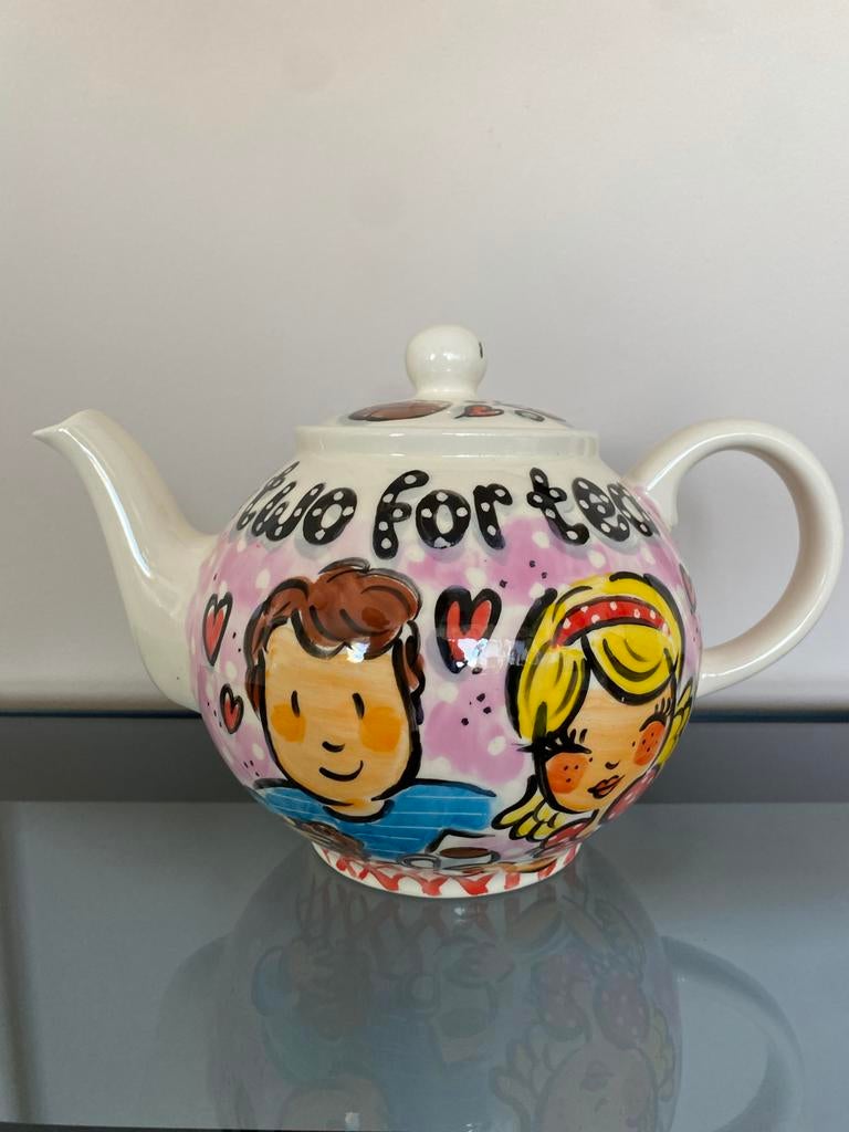 limited edition Blond Amsterdam theepot, Ophalen, Gebruikt, Aardewerk, Overige typen