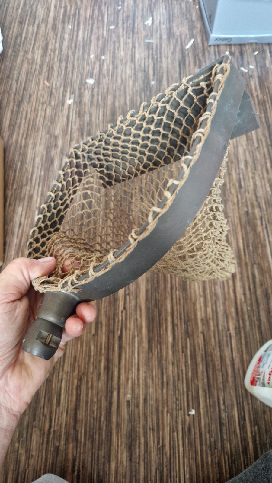 Vintage schepnet voor vissen - Ophalen in Alphen ad Rijn of, Ophalen of Verzenden, Gebruikt, Net of Fuik