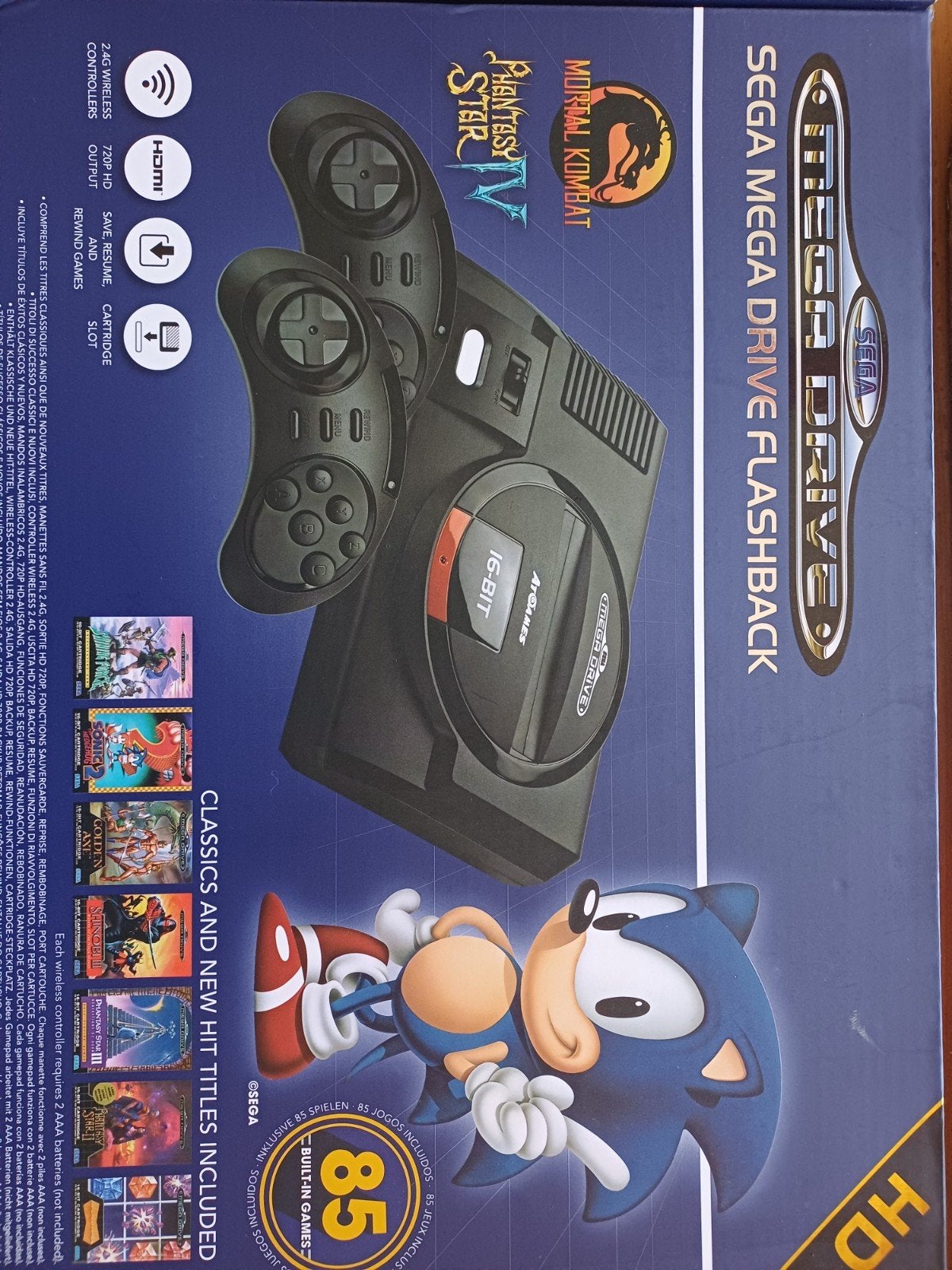 helemaal nieuw., Spelcomputers en Games, Ophalen of Verzenden, Nieuw, Met 2 controllers, Mega Drive