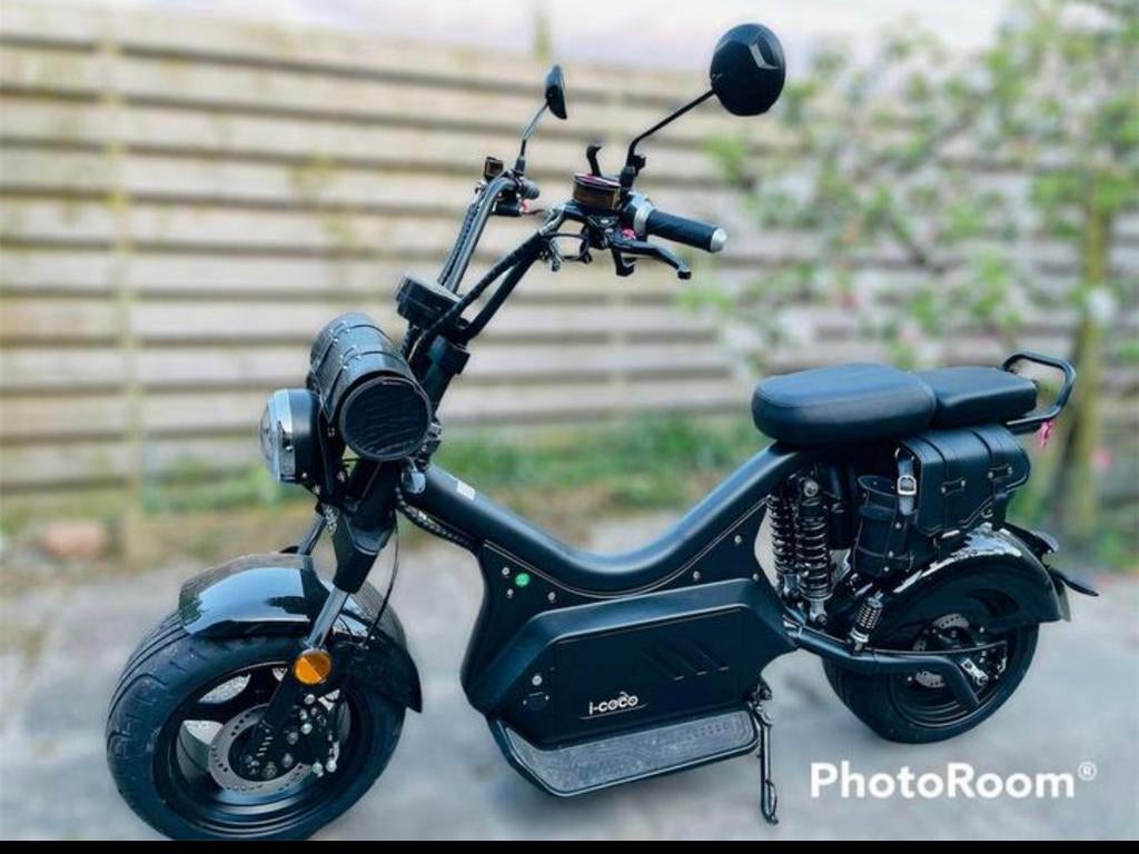 Electrische scooter blauw kenteken. 30Ah/2000w Tweezitter, Fietsen en Brommers, Steps, Ophalen, Zo goed als nieuw, Elektrische step (E-scooter)