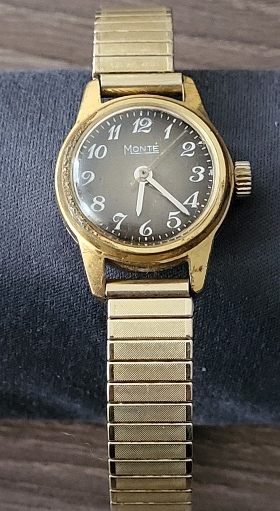 Vintage horloge, Sieraden, Tassen en Uiterlijk, Staal, Polshorloge, 1960 of later, Met bandje
