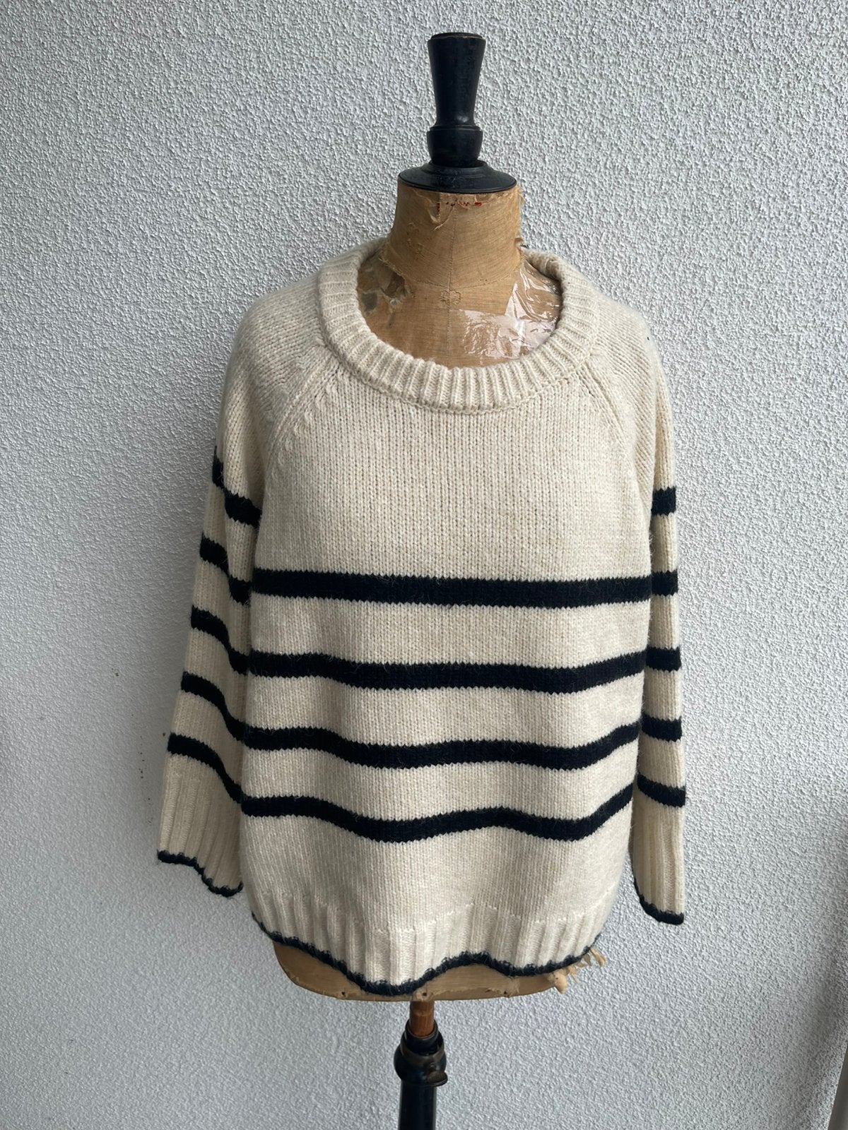 Beige Trui met Zwarte Streep Rita Ora Primark, maat XL NIEUW, Primark, Beige, Maat 46/48 (XL) of groter, Nieuw