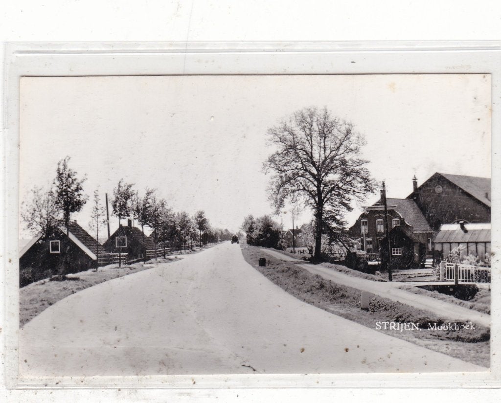 Strijen-Mookhoek circa 1964, Ophalen of Verzenden, 1960 tot 1980, Ongelopen, Zuid-Holland