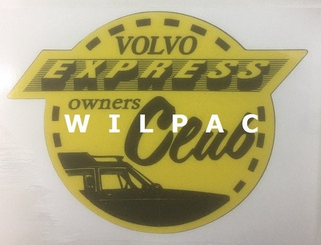 Sticker. Volvo 145 / 245. Express. Owners. Club uit. Zweden, Ophalen of Verzenden, Nieuw