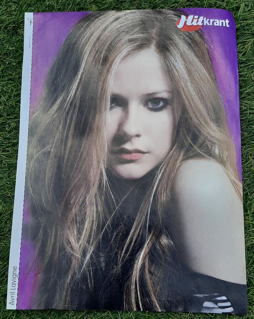 Poster A4 Hitkrant 2007 Avril Lavigne / Ruud Feltkamp, A4 of kleiner, Ophalen of Verzenden, Muziek, Rechthoekig Staand