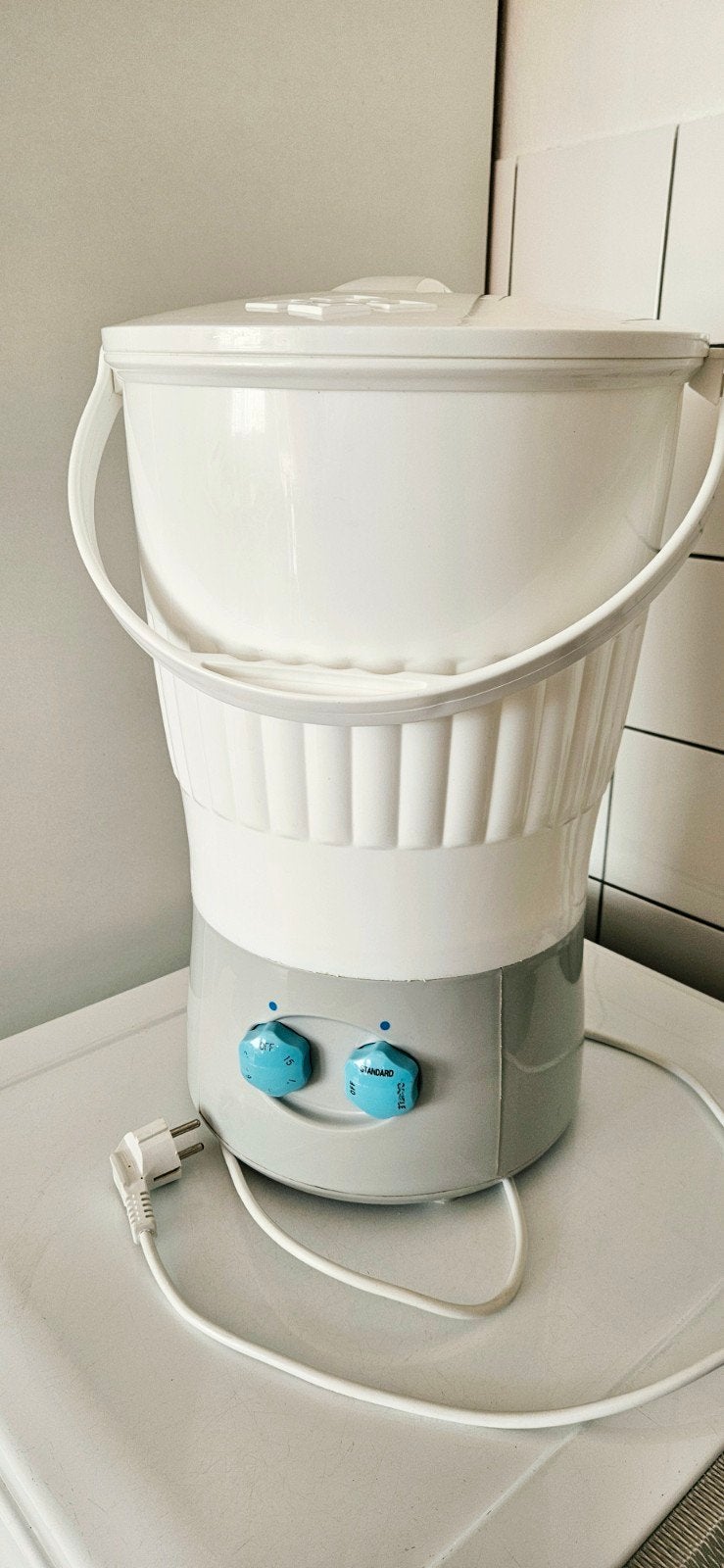 Camping mini wasmachine, Caravans en Kamperen, Ophalen, Gebruikt