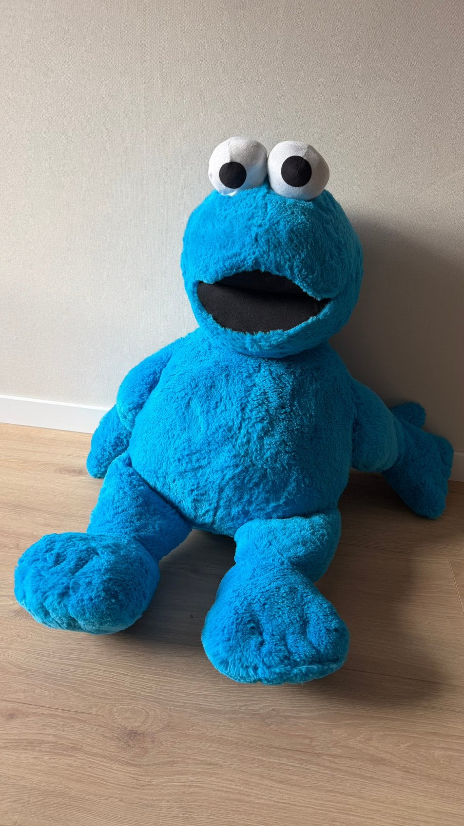 Pluche knuffel cookie monster 100cm, Ophalen, Overige merken, Overige karakters, Overige typen