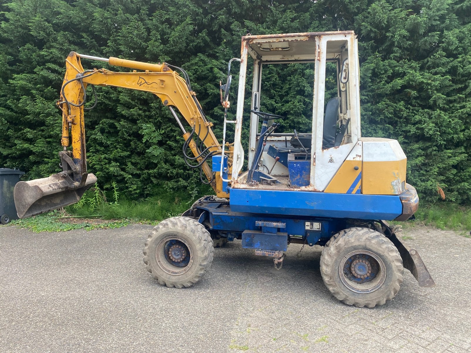 Komatsu PW30 mobiel, Ophalen, Graafmachine