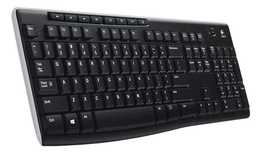 Logitech K270 Draadloos Toetsenbord Qwerty US Zwart, Computers en Software, Toetsenborden, Multimediatoetsen, Logitech, Nieuw