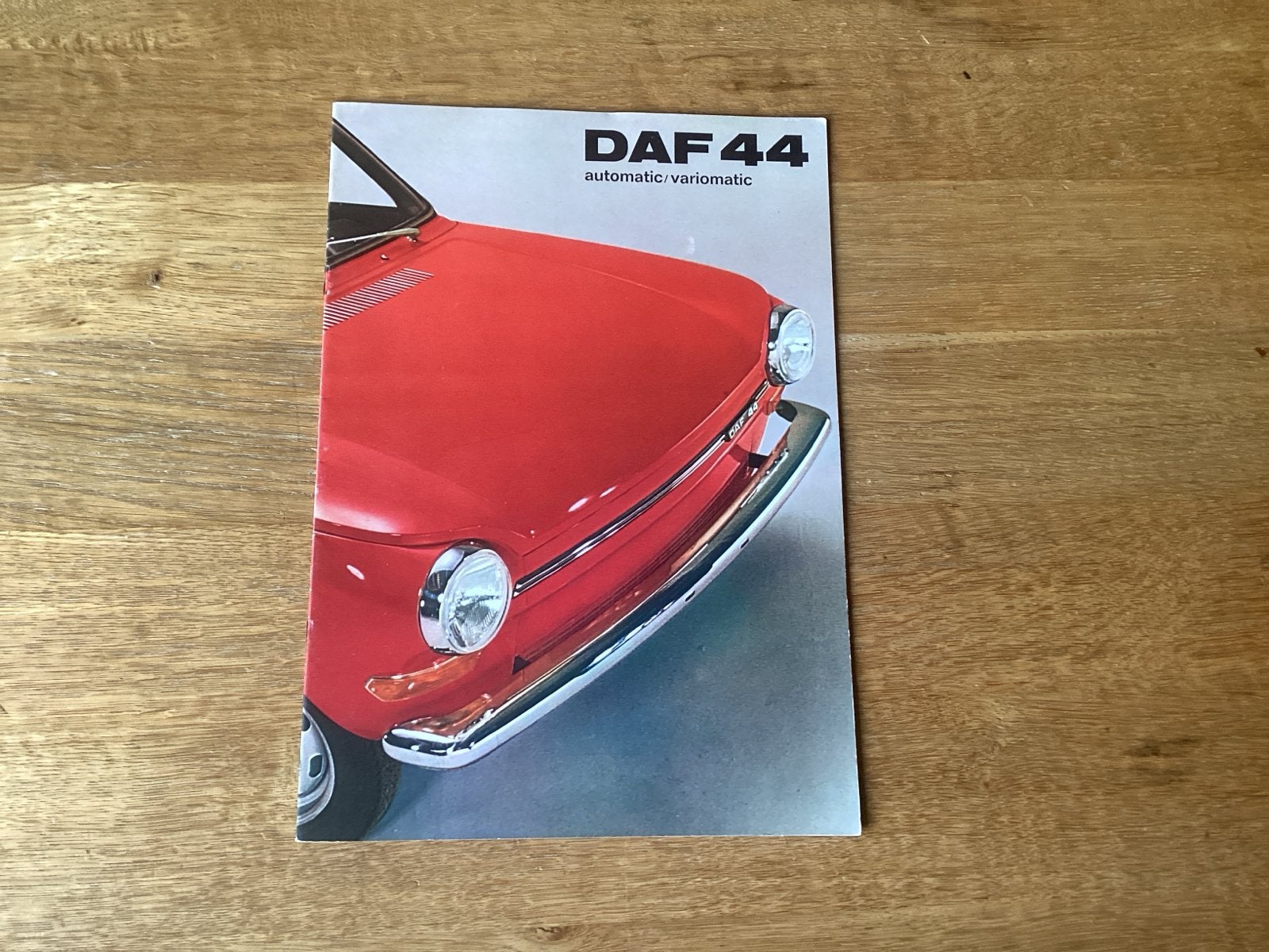 DAF 44 brochure - automatic/variomatic 1970, Ophalen of Verzenden, Gelezen, Overige merken