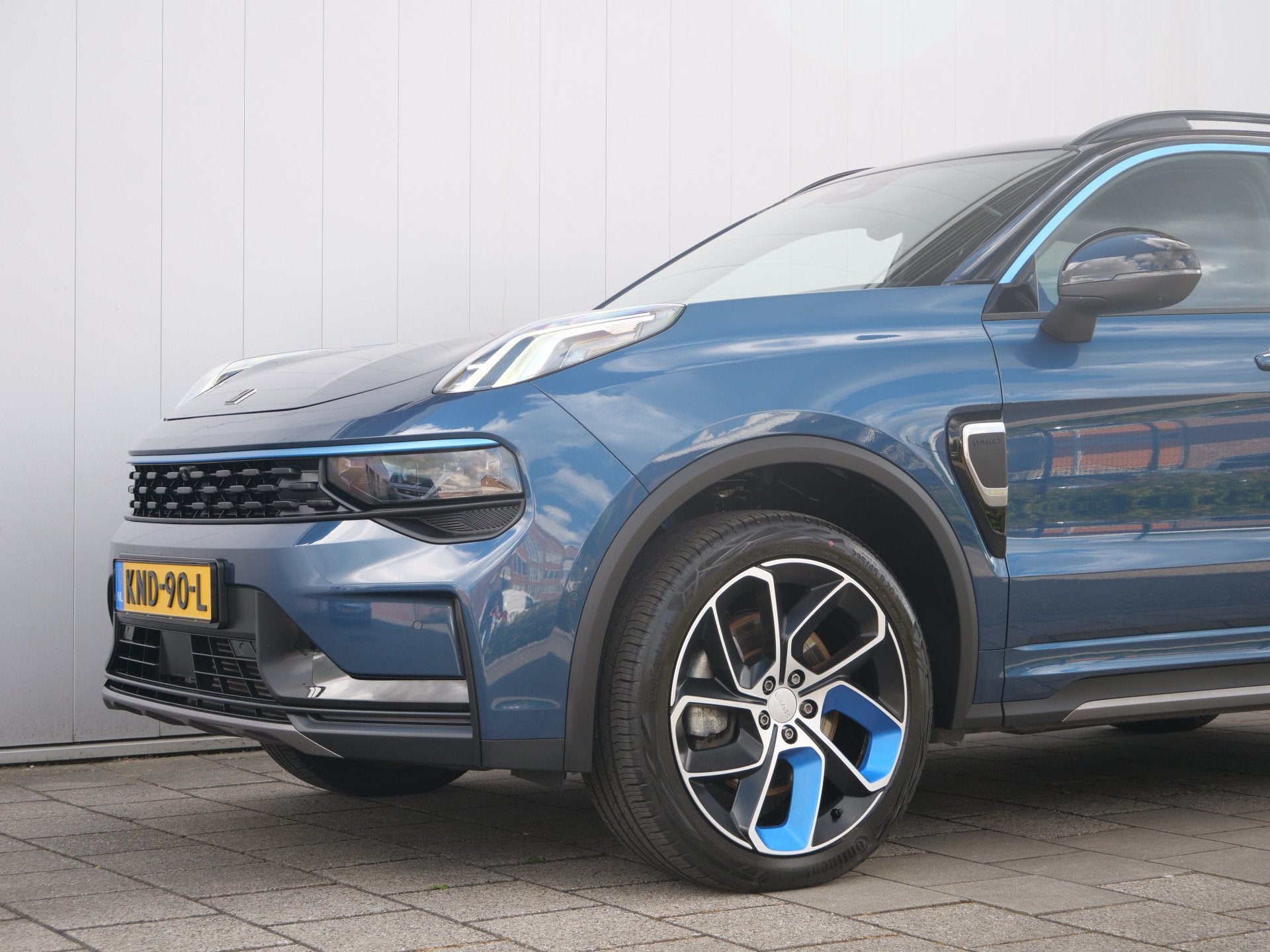 Lynk & Co 01 1.5 Plugin Hybrid 261pk Automaat Apple Carplay, Stof, 1800 kg, Blauw, Plug-in hybride
