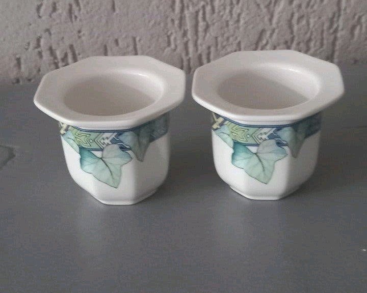 Pasadena Villeroy en Boch- 2 eierdopjes Nieuw, Antiek en Kunst, Ophalen of Verzenden