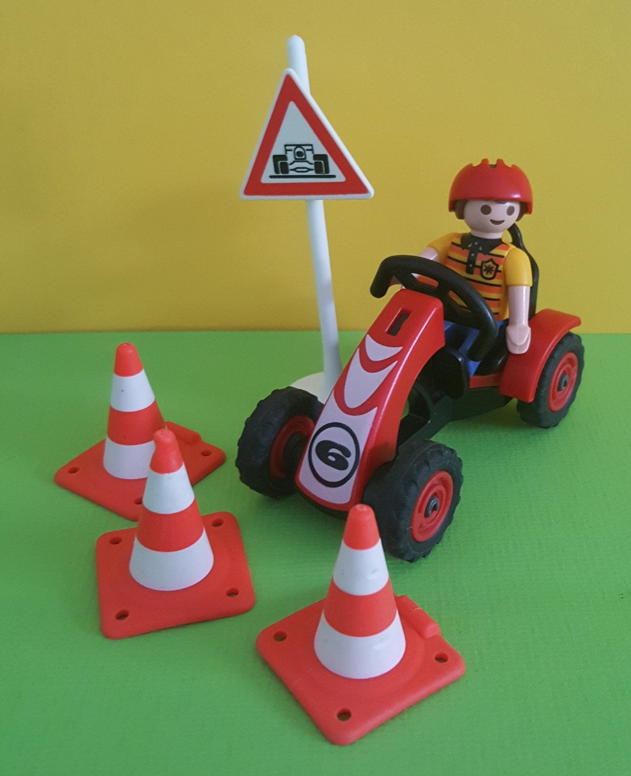 Playmobil Setje 4759 Jongetje met Race Kart, Kinderen en Baby's, Speelgoed | Playmobil, Ophalen of Verzenden, Zo goed als nieuw