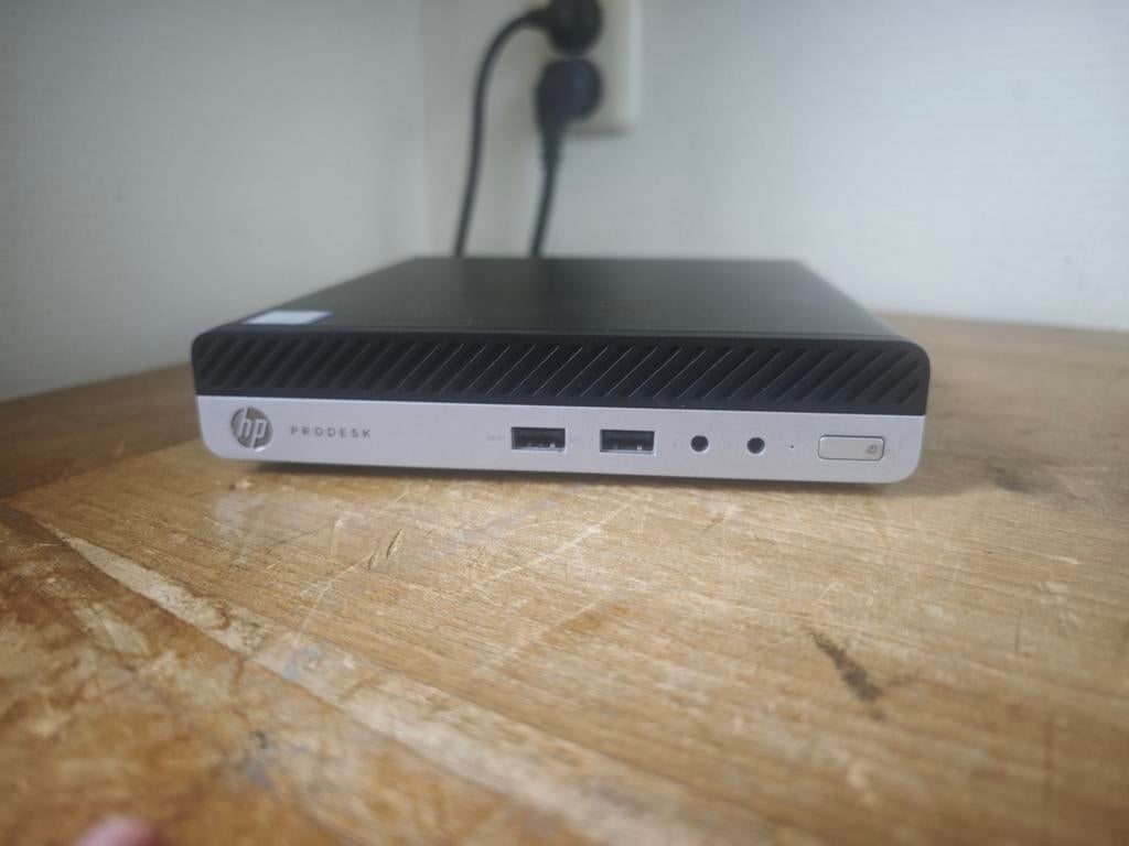 HP ProDesk 400 G3 Mini i5 7500T 8GB DDR4 256 GB SSD W11, Ophalen, Zo goed als nieuw, SSD, 3 tot 4 Ghz