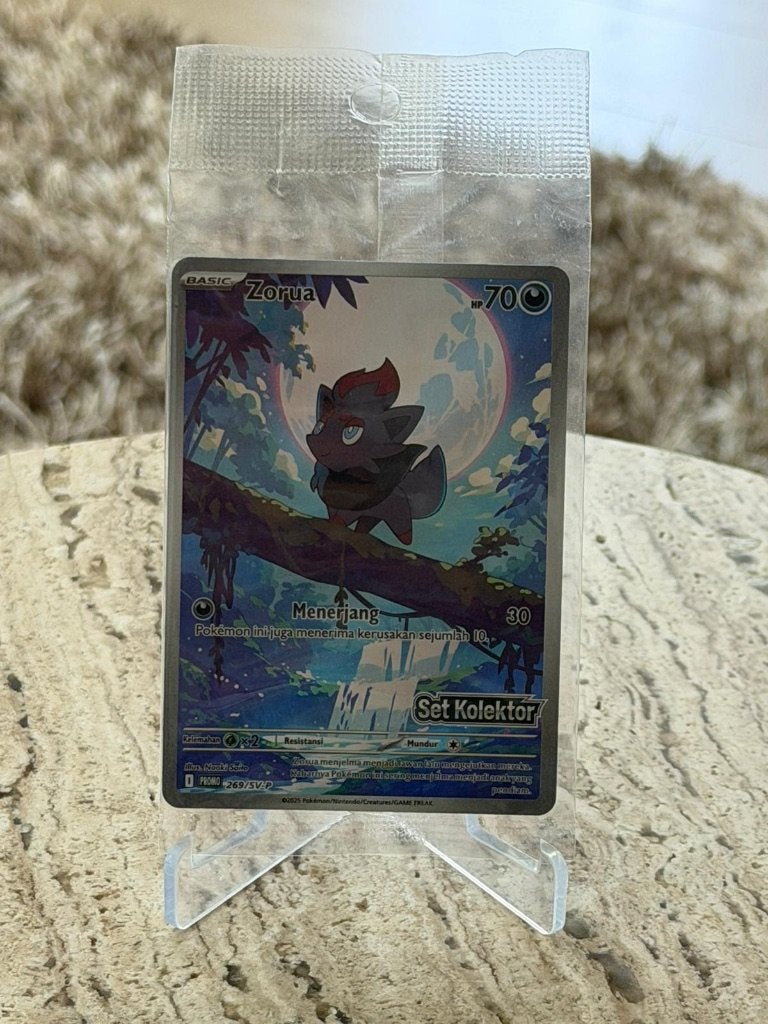 Special Pokemon TCG Indonesia Zorua Promo Holo, Ophalen of Verzenden, Nieuw, Losse kaart