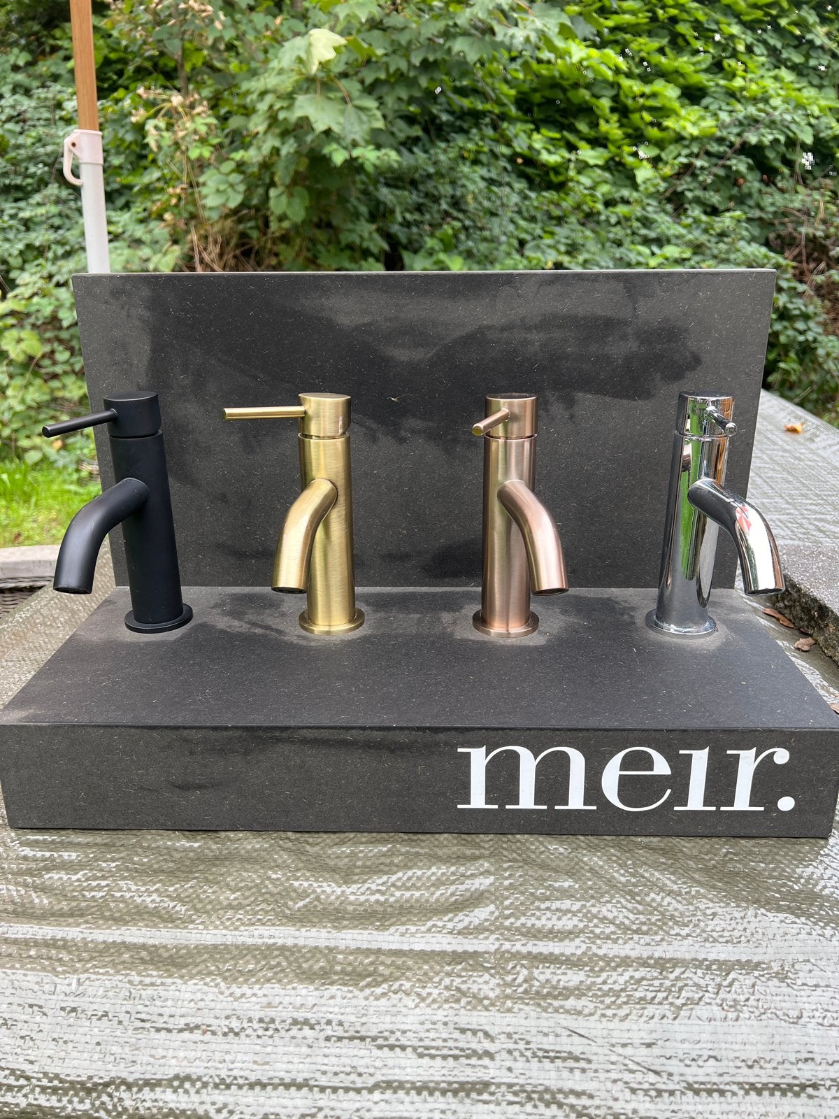 4 stuks nieuwe Meir kranen- Diverse Kleuren en Materialen, Ophalen of Verzenden, Nieuw, Chroom, Kraan