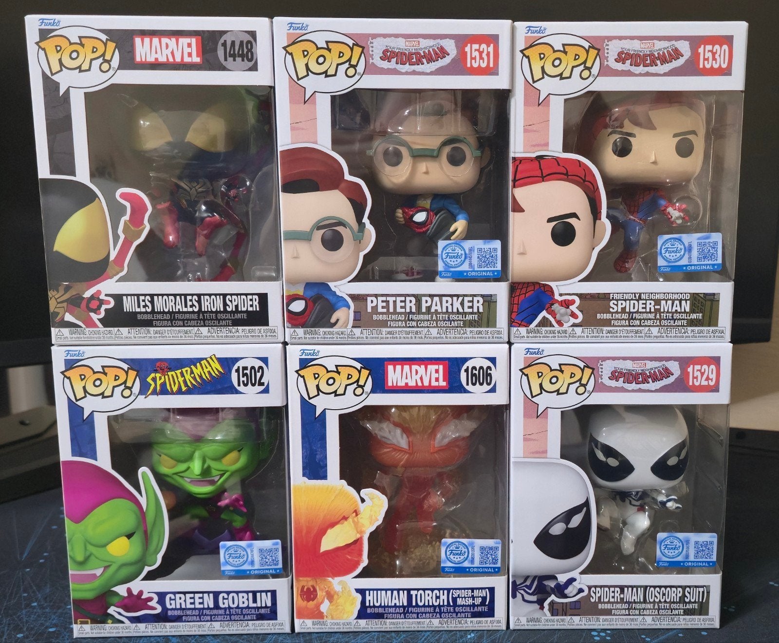 Funko Pop! Marvel Spider-Man Collectie (7 stuks), Ophalen of Verzenden