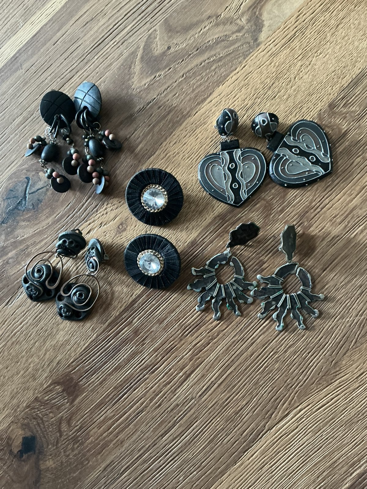 Vintage oorbellen, Overige materialen, Overige kleuren, Verzenden, Hangers