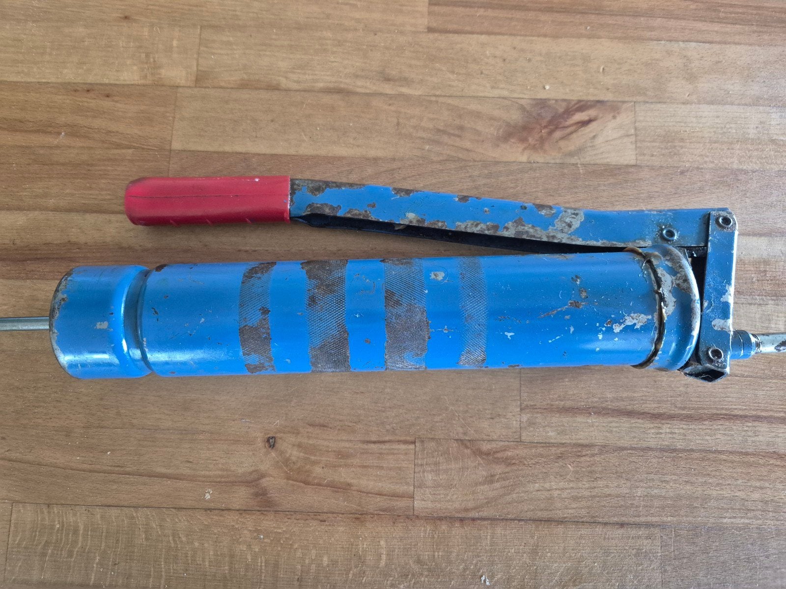Gebruikte vetspuit - Handgereedschap, Ophalen of Verzenden, Gebruikt, Overige typen, Overige merken