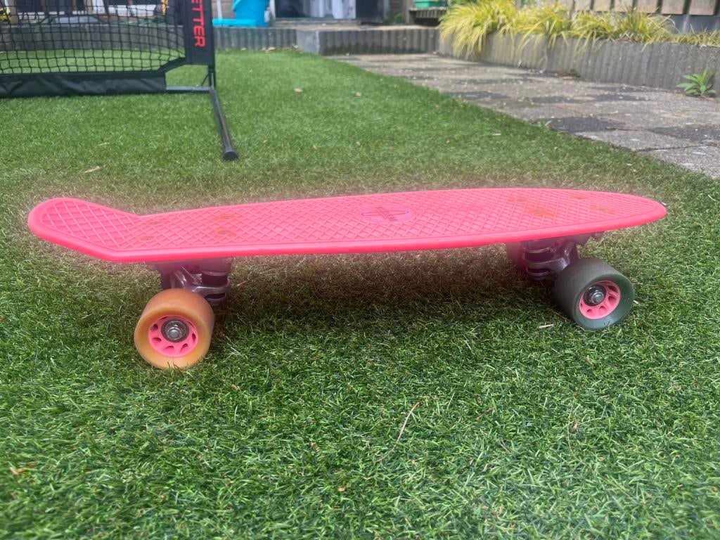 Roze Skateboard - Gebruikt, Ophalen of Verzenden, Gebruikt, Skateboard
