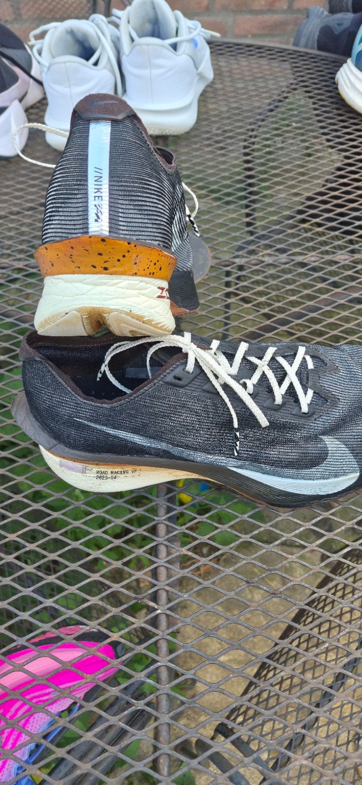 Nike hardloopschoenen - Gedragen, Zwart, Nike, Ophalen of Verzenden, Sneakers of Gympen