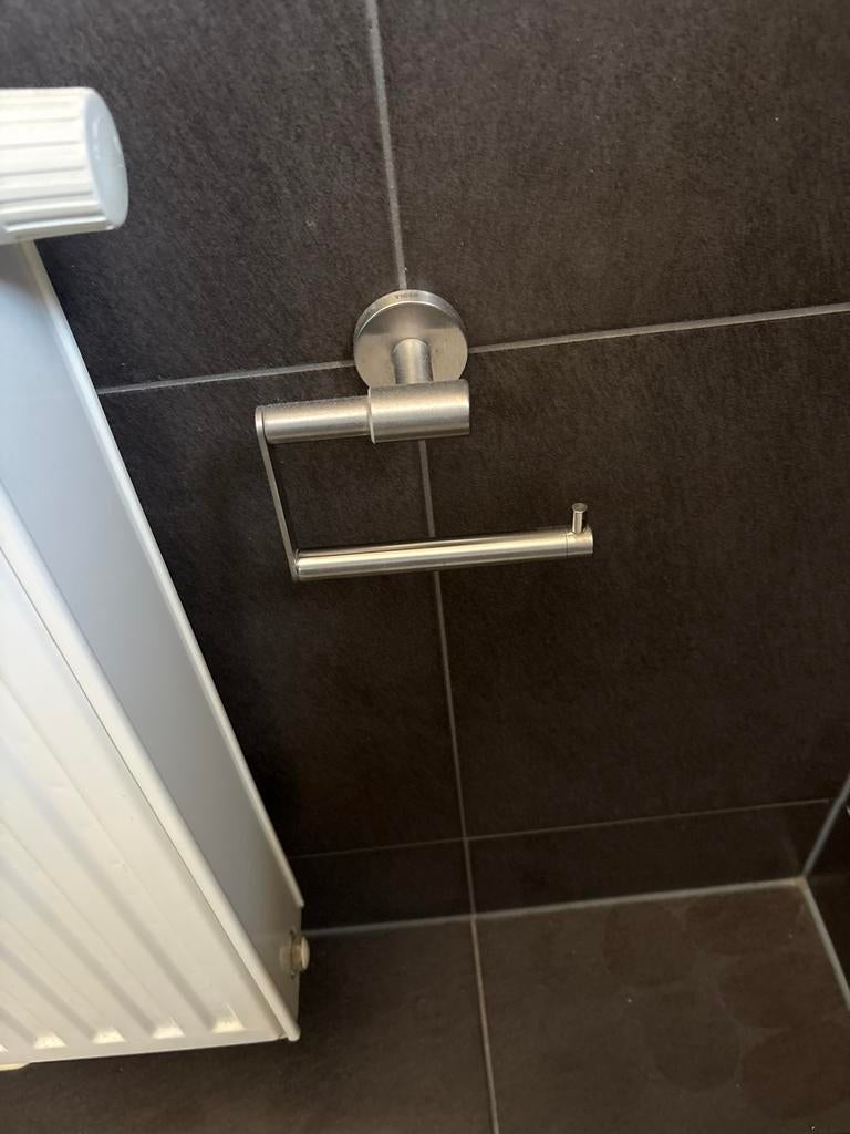 Tiger WC rolhouder RVS - Toiletrolhouder, Ophalen of Verzenden, Gebruikt, Grijs, Overige typen
