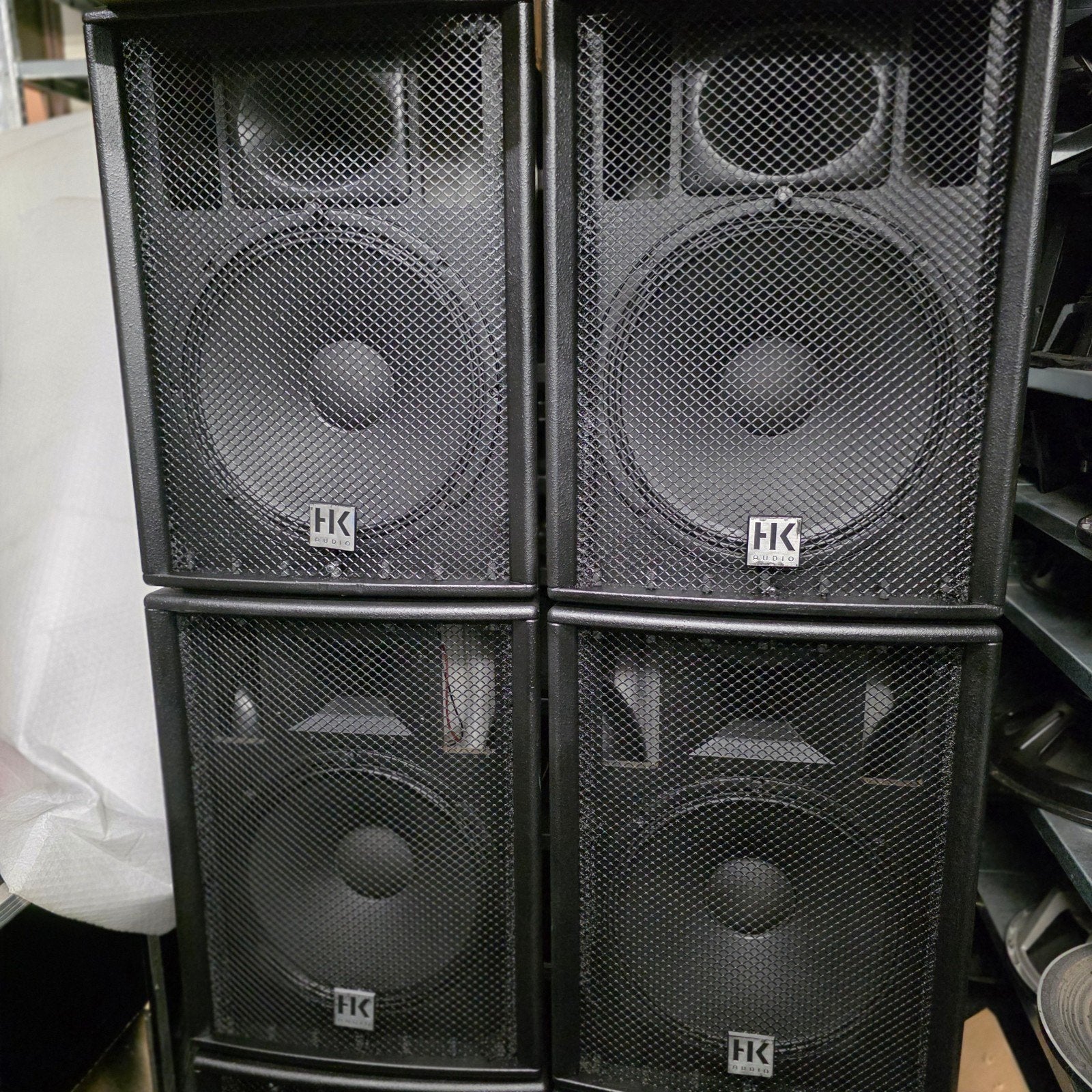HK PREMIUM PRO 15 speakers 400 watt rms 6x, Ophalen, Overige typen, Overige merken