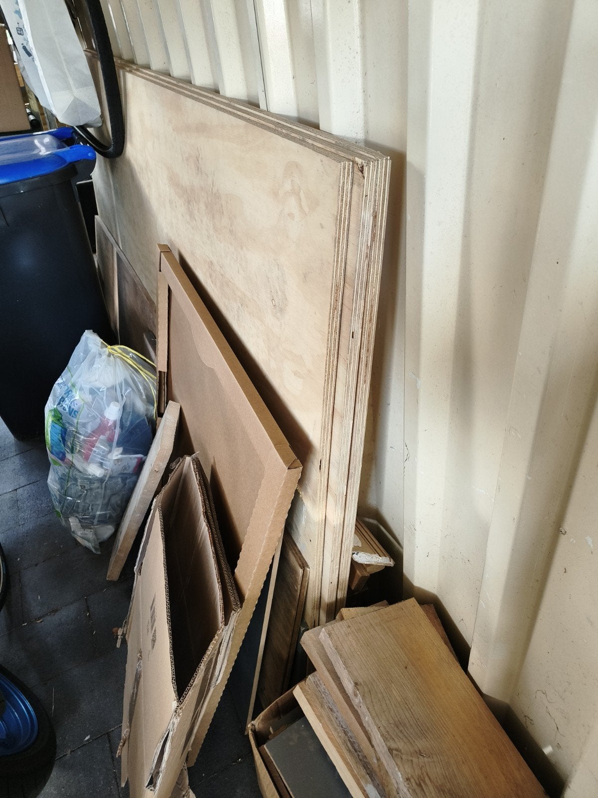 3x OSB-plaat 2-zijdig 244x122cm 18mm, Ophalen, Gebruikt, Minder dan 25 mm, Plank