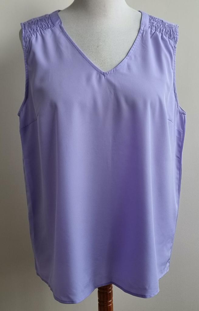 Bel & Bo lila blouse top mt. 48, Paars, Ophalen of Verzenden, Zo goed als nieuw, Zonder mouw