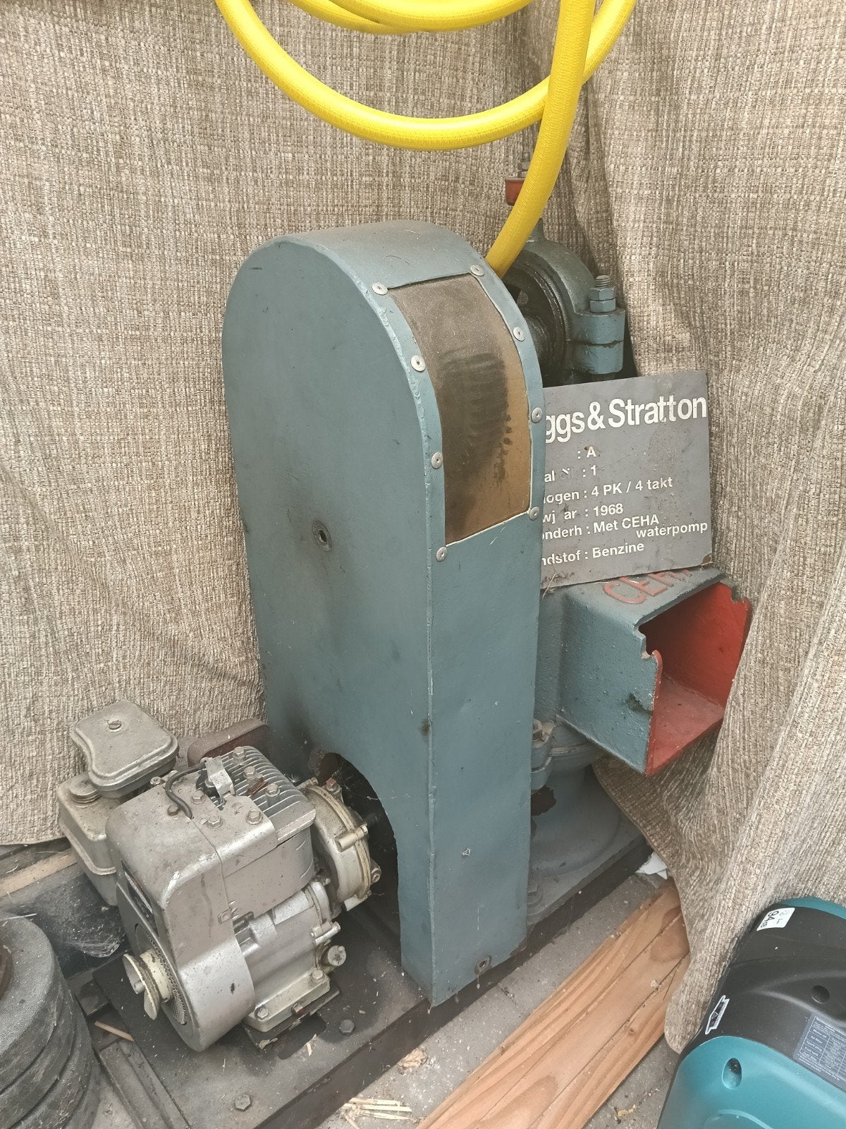 Briggs & Stratton 4PK/4 takt motor met CEHA waterpomp, Ophalen of Verzenden