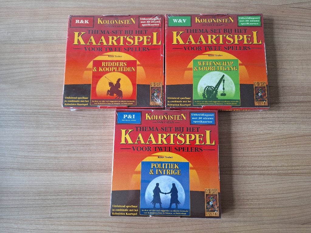 3x Kolonisten van Catan Kaarstpel uitbreidingen, Ophalen of Verzenden, Nieuw