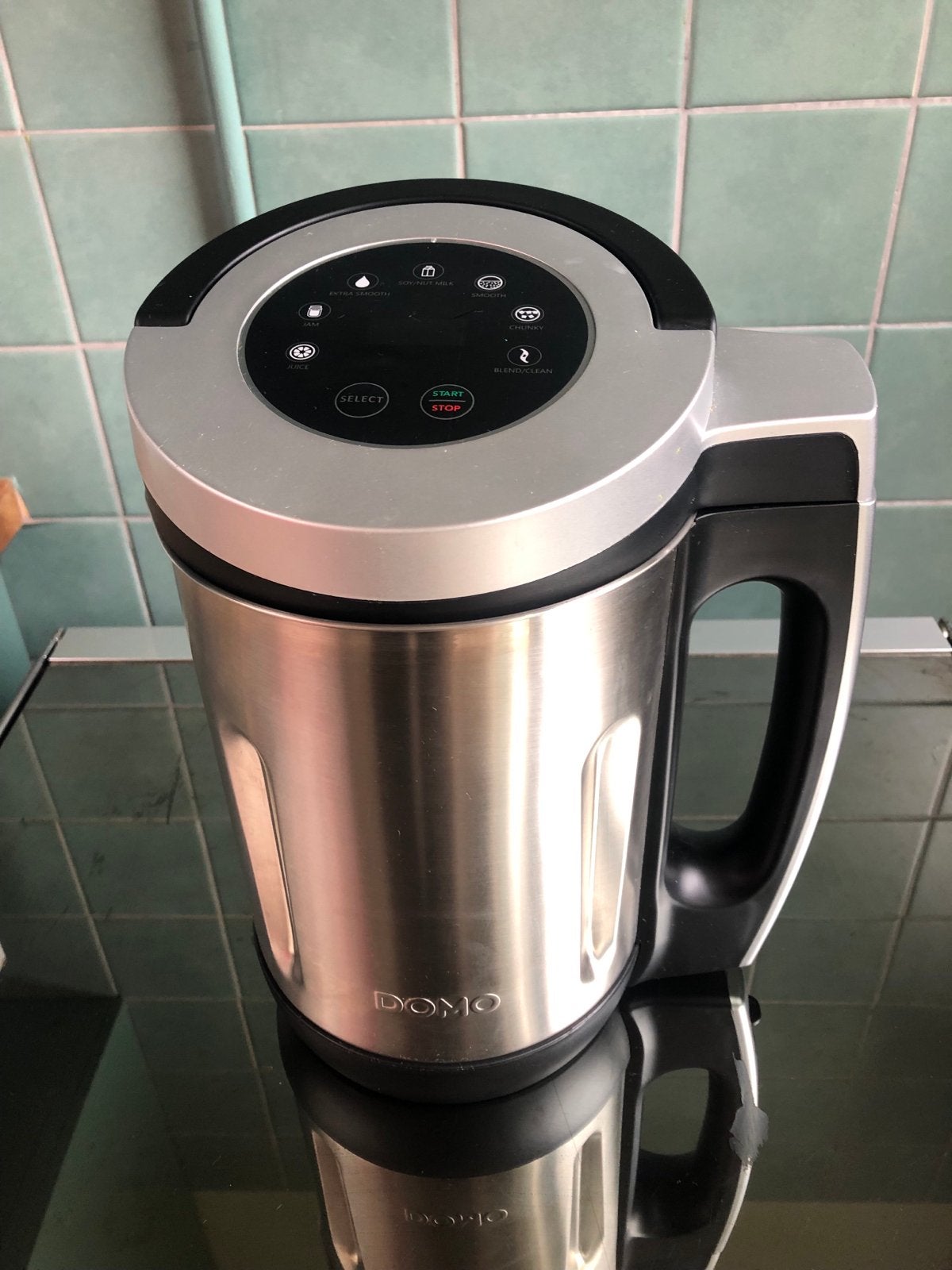 Domo SOEP &  MELK MAKER DO716BL - Roestvrij staal - z.g.an., 2 tot 3 liter, Ophalen of Verzenden, Zo goed als nieuw, 3 snelheden of meer