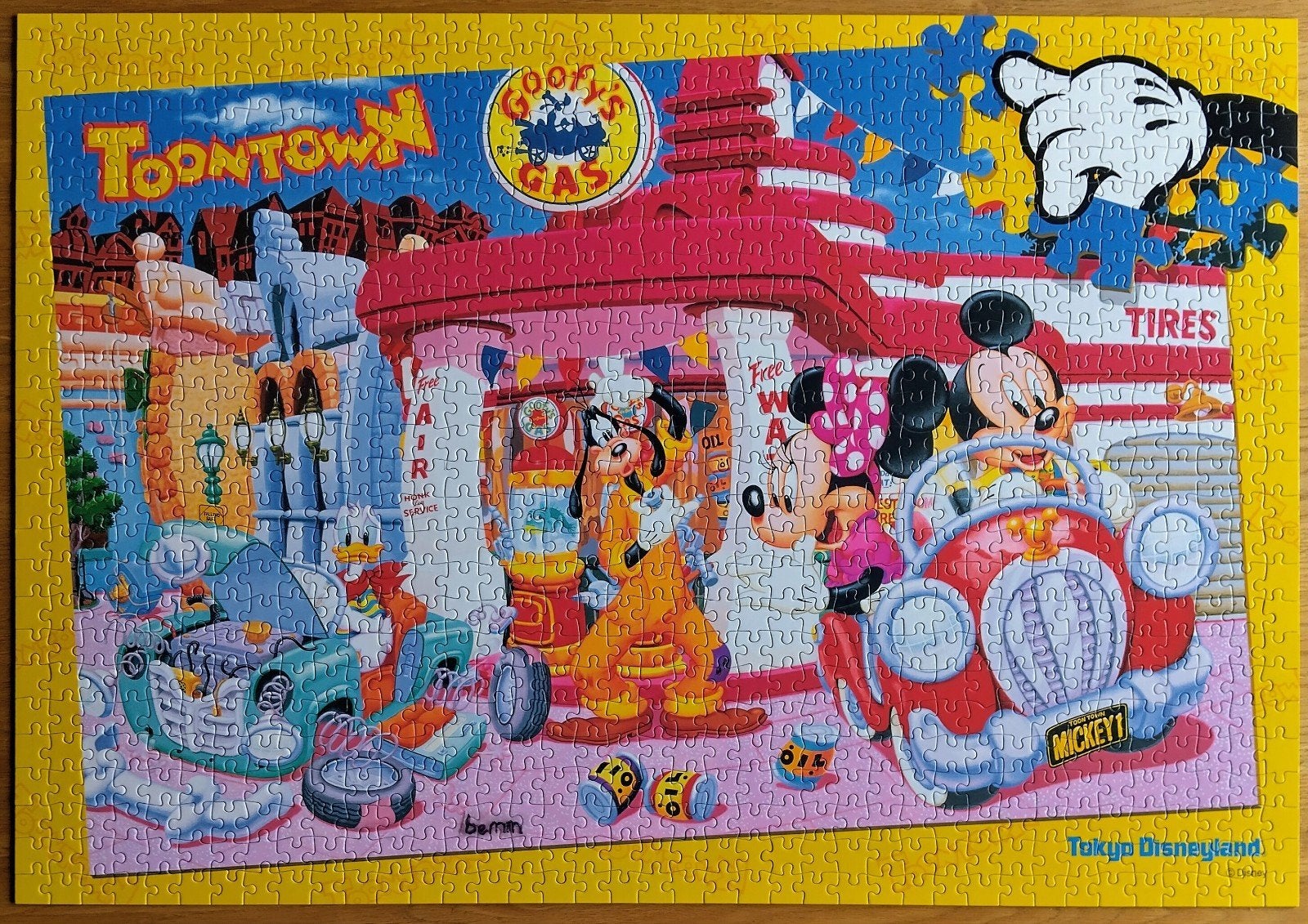 Disney puzzel Tokyo Disneyland, Ophalen of Verzenden, 500 t/m 1500 stukjes, Zo goed als nieuw, Legpuzzel