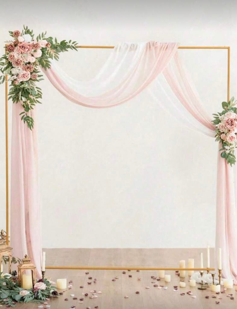 TE HUUR. Backdrop voor feesten. Matgoud. 150cm-2meter, Hobby en Vrije tijd, Feestartikelen | Verhuur, Ophalen, Zo goed als nieuw