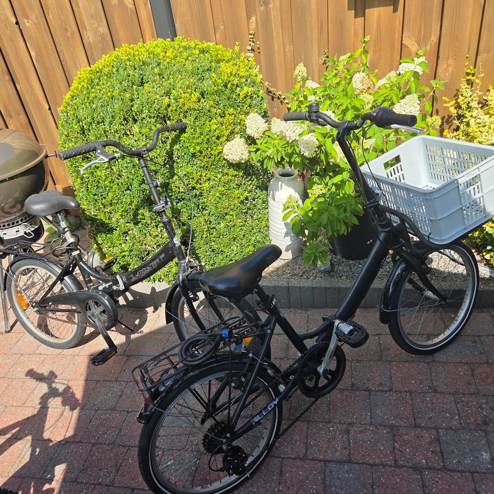 twee vouwfietsen, Ophalen, Gebruikt, Minder dan 10 versnellingen
