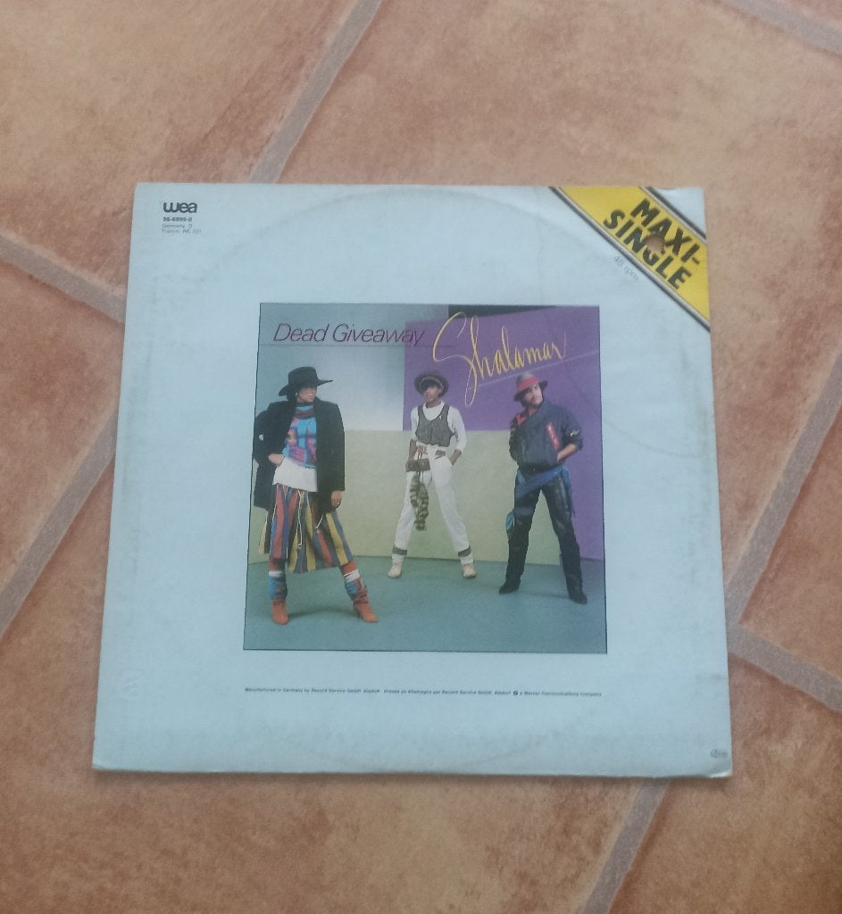 12'' Shalamar - Dead giveaway, Ophalen of Verzenden, Gebruikt, 12 inch