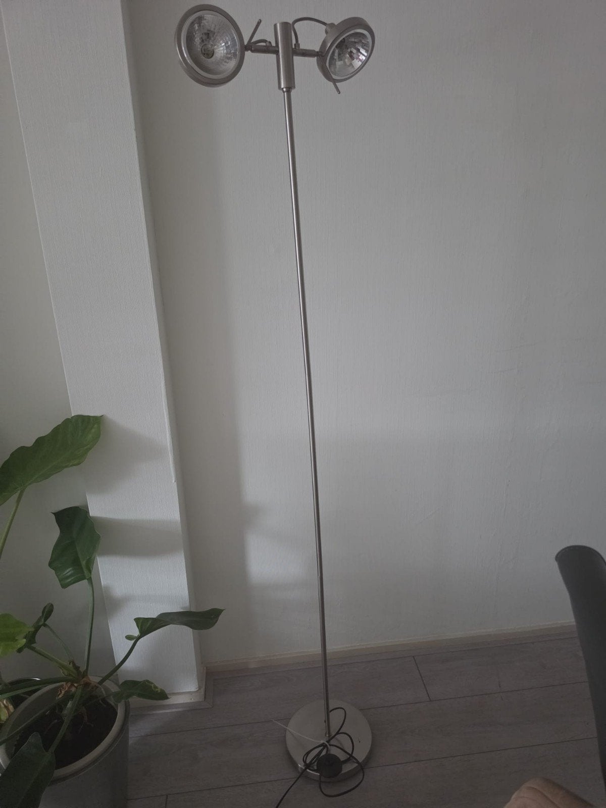 Mooie Besselink Light vloerlamp, 1.80m hoog, Ophalen, Gebruikt, Metaal, Modern