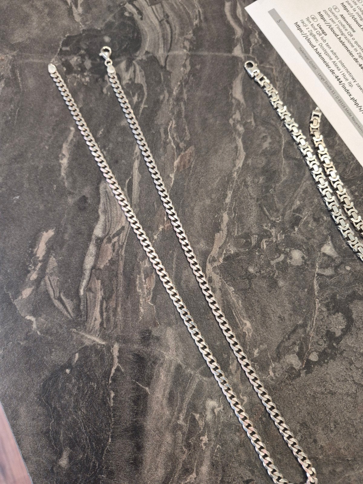 zilveren gourmet ketting, Ophalen of Verzenden, Nieuw, Zilver, Zilver
