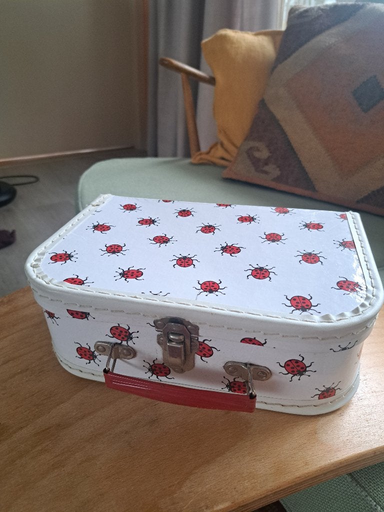 Kinder koffertje lieveheersbeestjes, Ophalen of Verzenden, Gebruikt