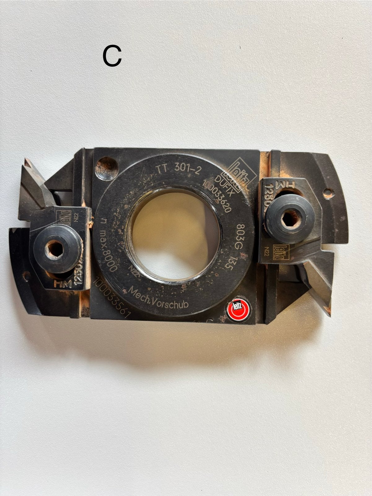 Leitz freesblok asgat 40mm voor kozijnhout profilering, Doe-het-zelf en Verbouw, Gereedschap | Freesmachines, Ophalen, Gebruikt