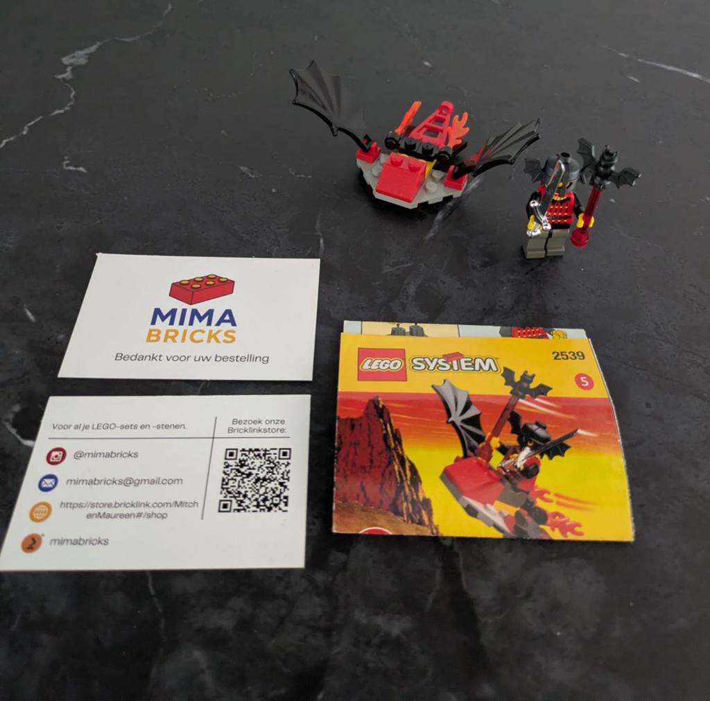 Lego Castle Fright Knights set 2539 met minifiguur en draak, Kinderen en Baby's, Speelgoed | Duplo en Lego, Compleet, Gebruikt