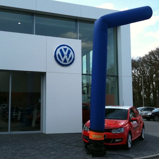 TE HUUR: skytubes / skydancers / diverse maten en kleuren, Ophalen of Verzenden, Zo goed als nieuw, Overige