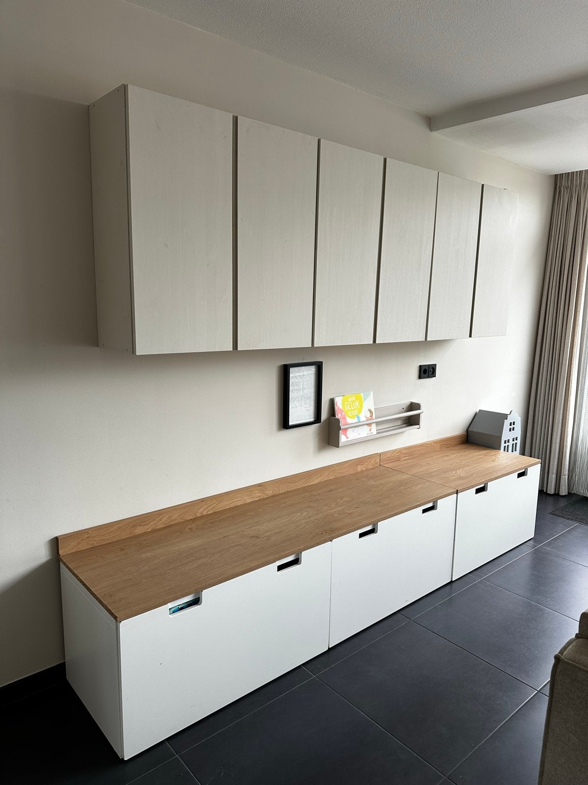 Speelhoek IKEA Ivar kasten & Smastad lades met eikenblad., Huis en Inrichting, Ophalen, Gebruikt, Eikenhout, Met lade(s)