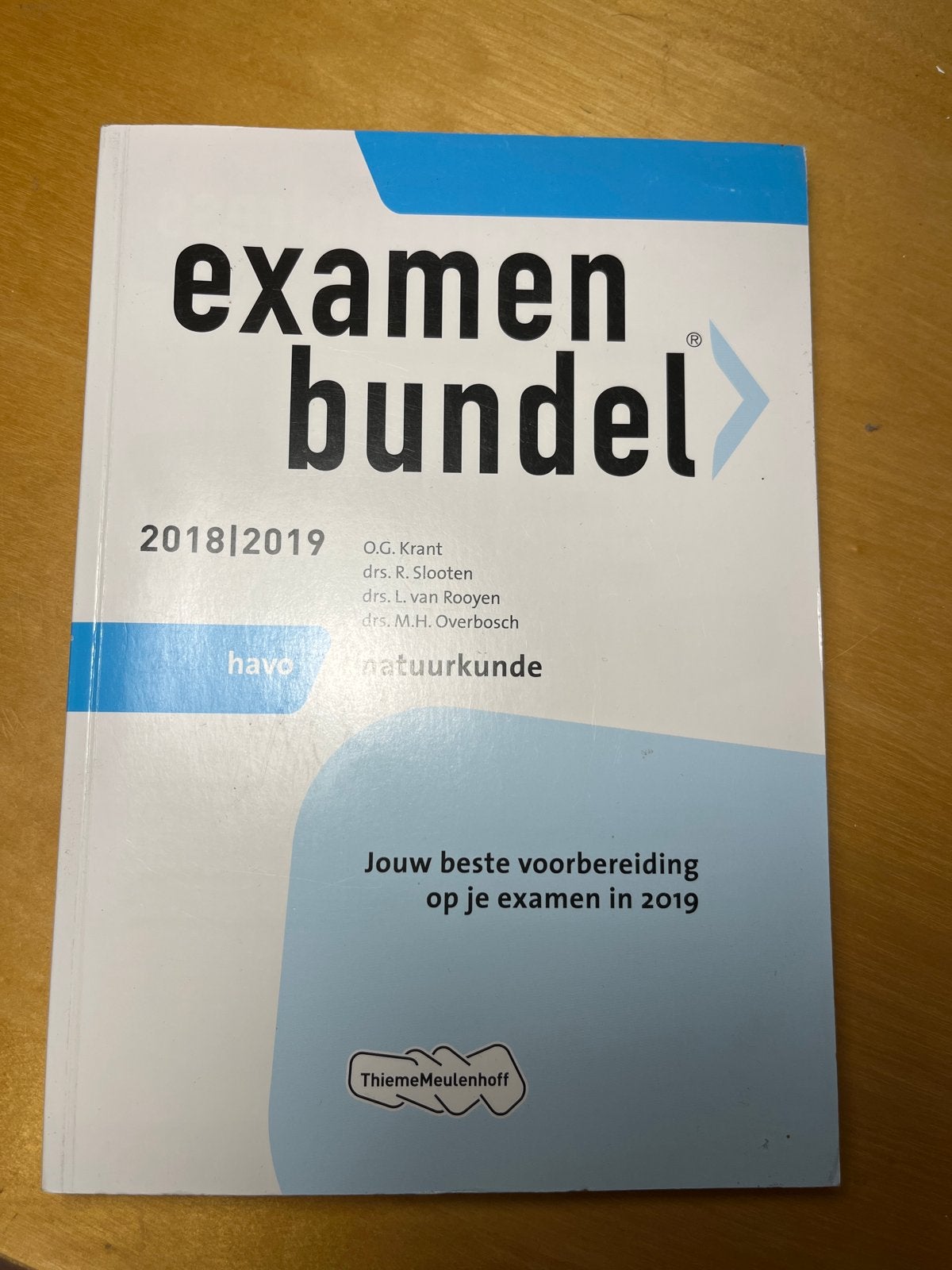 Examenbundel havo Natuurkunde 2018/2019, Ophalen, Gelezen, HAVO, Natuurkunde