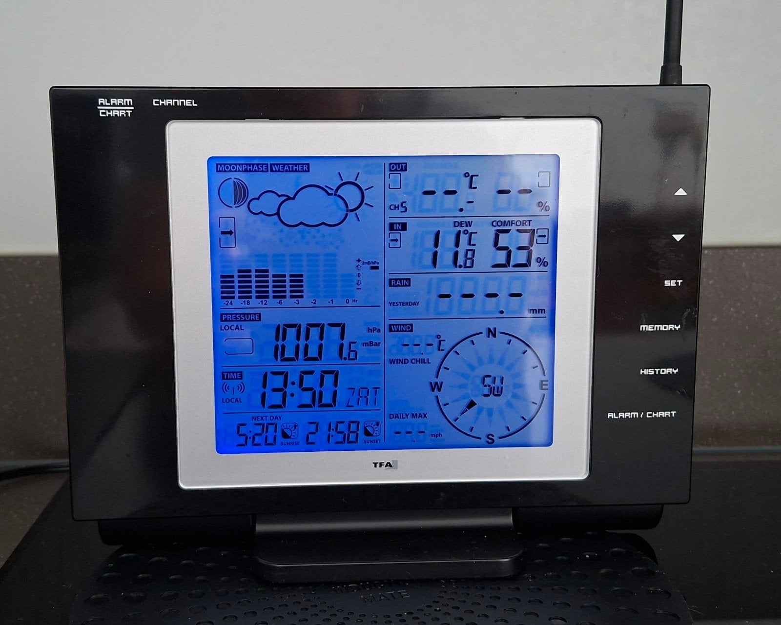 Display TFA weerstation draadloos, Ophalen of Verzenden