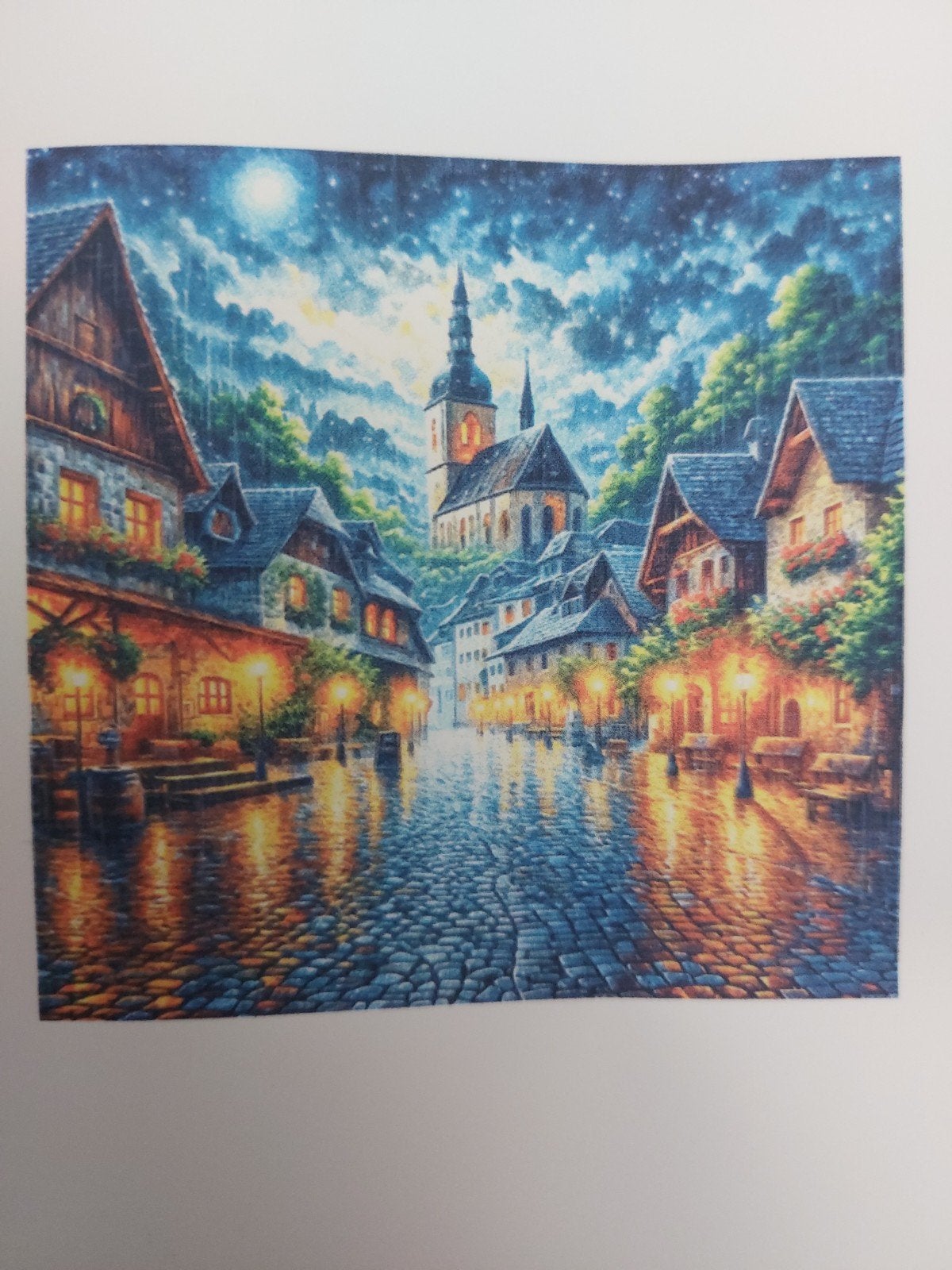 Zeer mooi voorbedrukt borduurpakket, Verzenden, Nieuw, Borduurpakket