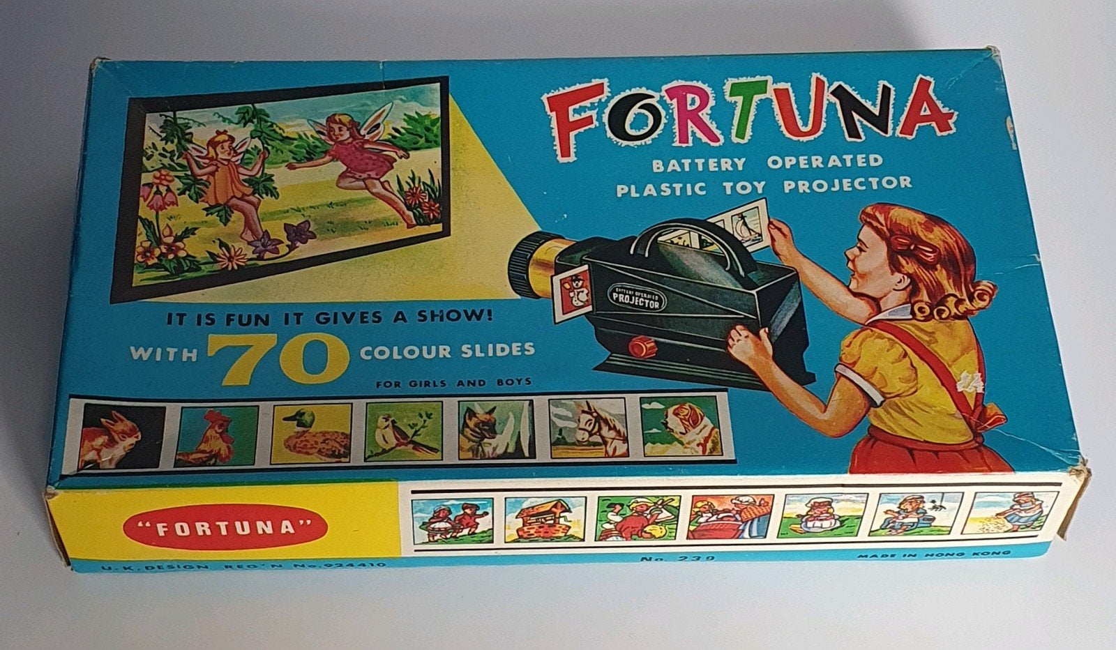 Vintage Fortuna Speelgoed Projector Dia's, Ophalen of Verzenden